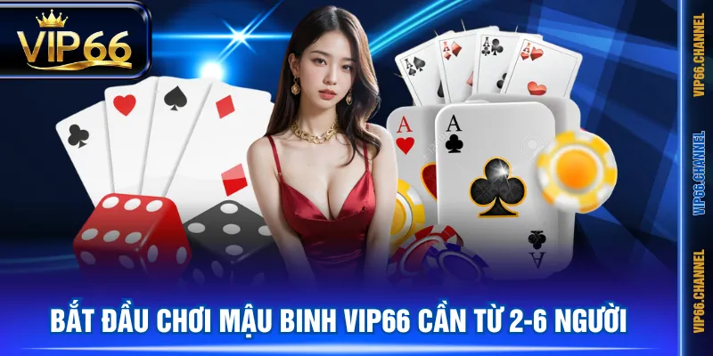 Bắt đầu chơi Mậu Binh VIP66 cần từ 2-6 người