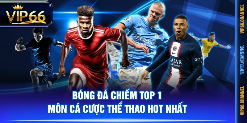 Bóng đá chiếm top 1 môn cá cược thể thao hot nhất