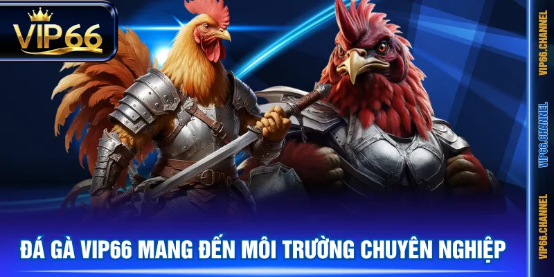 Đá Gà VIP66 mang đến môi trường chuyên nghiệp
