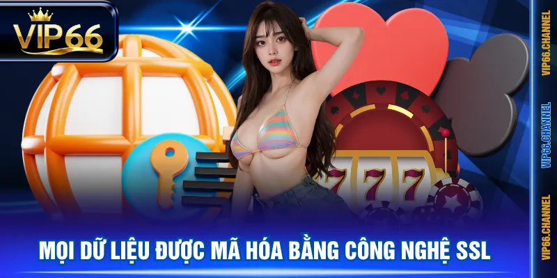Mọi dữ liệu được mã hóa bằng công nghệ SSL