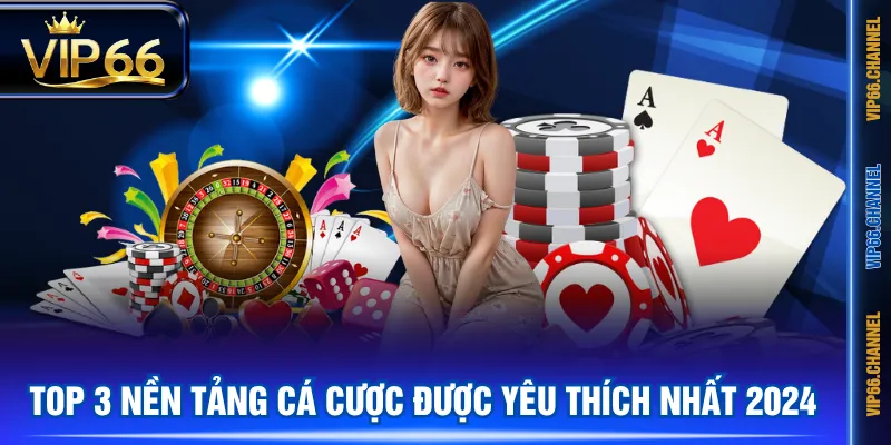 Top 3 nền tảng cá cược được yêu thích nhất 2024